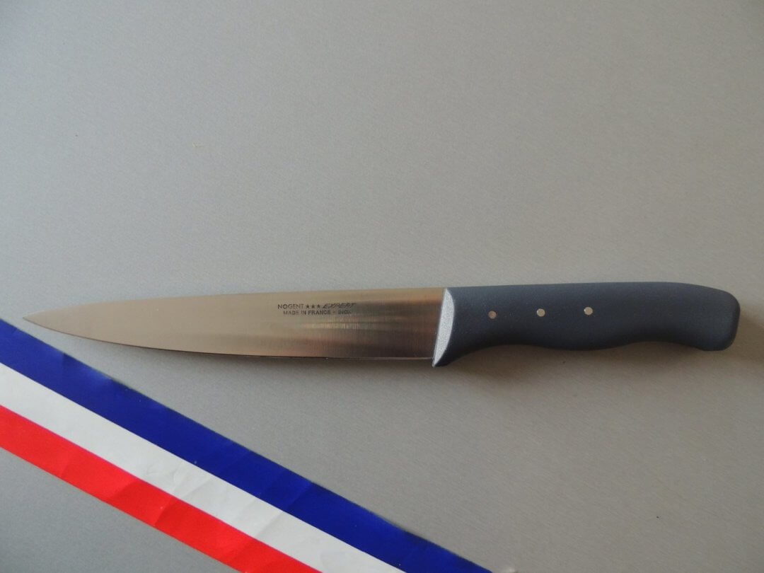 Couteau à Saigner Professionnel La Fourmi - Lame 17 Cm Acier Carbone, Manche Bois - Neuf, Made In France