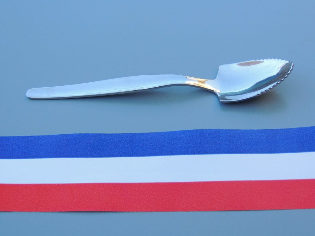 Cuillère à Pamplemousse En Inox 304 Avec Bord Dentelé - Longueur 15,5 Cm - Pour Séparer Les Quartiers D'agrumes, Kiwi, Pommes - Design Ergonomique