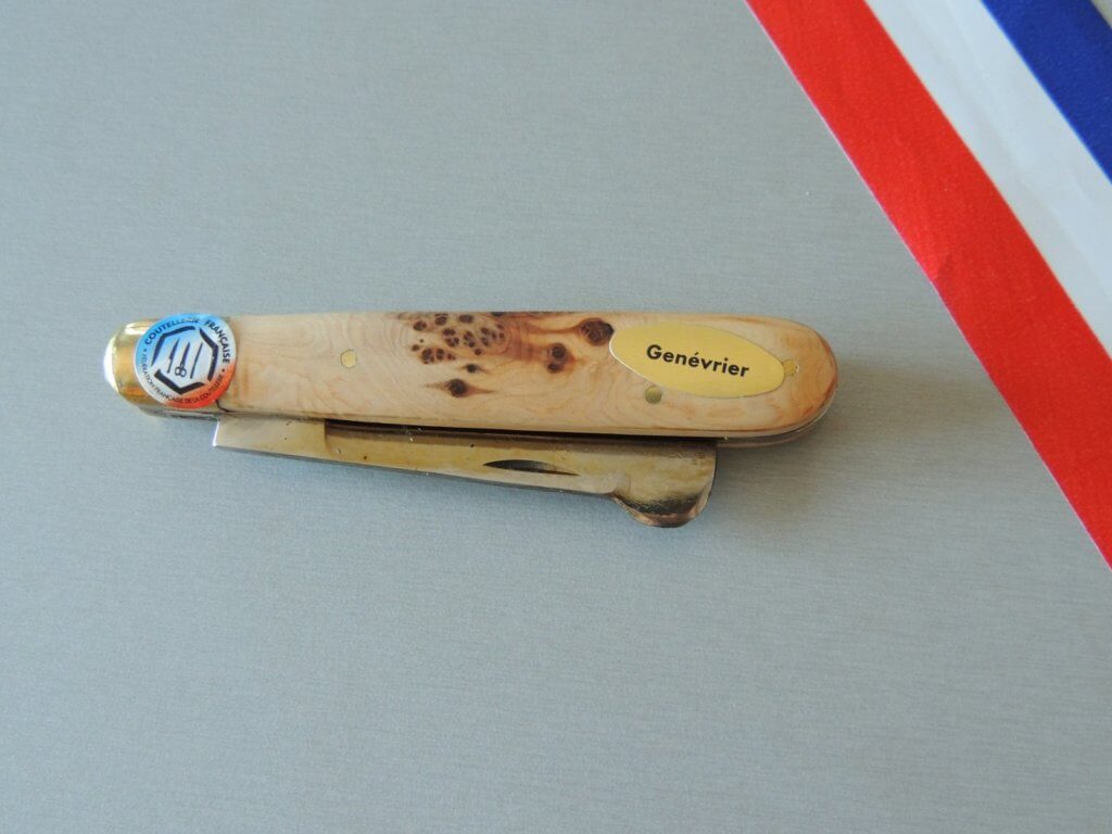 Couteau Japonais Kiridashi Artisanal - Lame Courbe En Acier Carbone - Pour Greffage, Bois, Jardin