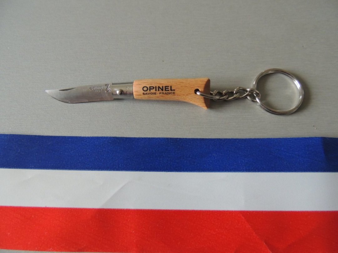 Porte-clés Opinel N02 Cyan – Fabriqué En Suisse, Design Sobre Et Qualité, 6 Cm, Idéal Cadeau