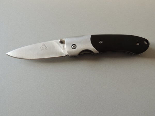 Couteaux puma tec 10 cm, manche en aluminium noir