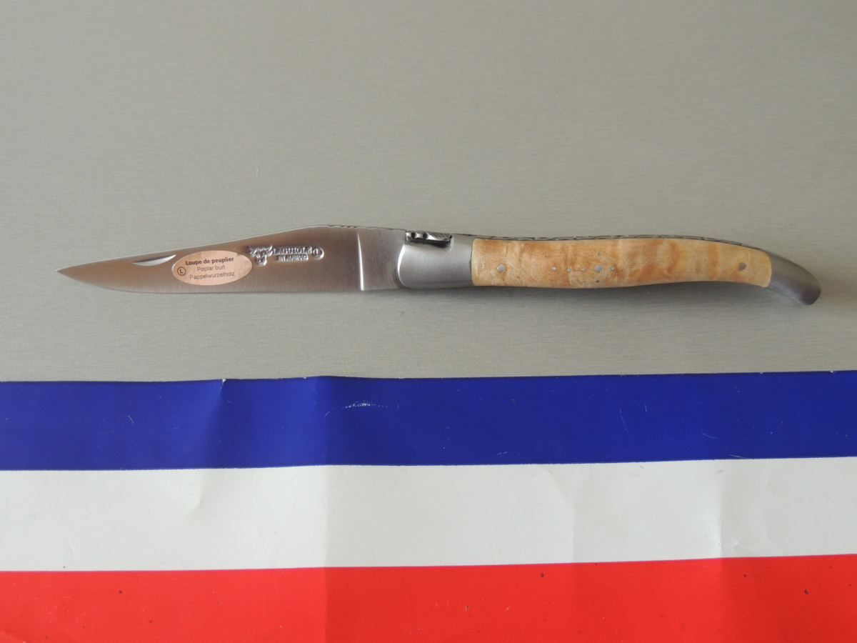 Coutellerie Thiers Couteau Laguiole 10cm, 1 pièce. Manche en Genévrier