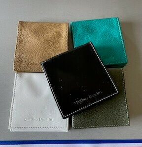 Porte monnaie cuir Gastinne Renette 8 X 8 cm