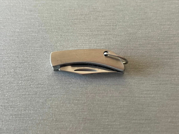 Bijoux couteau miniature inox satiné – Image 2